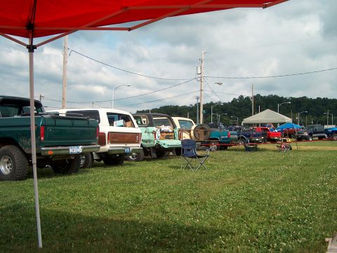 1978 Ford Bronco - Bronco's lined up.
