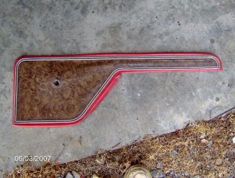 1978 Ford Bronco - pass side woodgrain insert