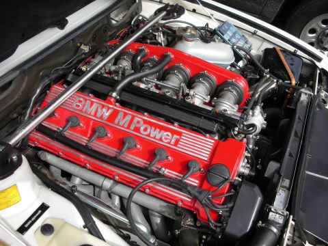 1998 Ford Crown Victoria - The engine bay of a BMW M Power vehicle, its powerful engine.