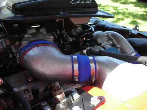 1998 Ford Crown Victoria - Custom engine modifications are visible, including a "Cobra Jet" branded air intake cover.