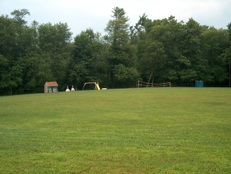This is the field they gave us to camp in.