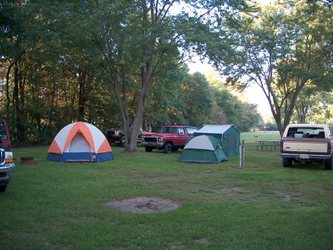 1978 Ford Bronco - MudMan78's and my campsite.