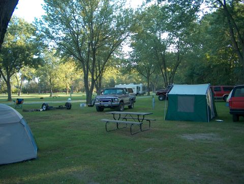 1978 Ford Bronco - MudMan78's and my campsite.