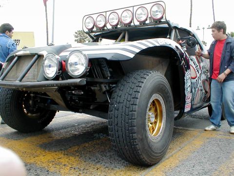 1996 Ford Bronco - Custom off-road truck with racing modifications and graphics.