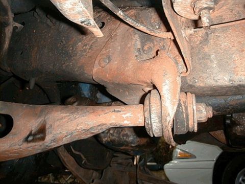 1980 Ford Bronco - old radius arm mount