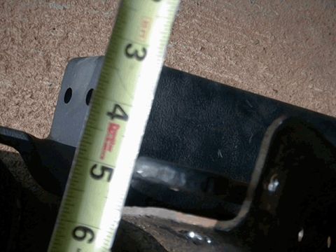 1980 Ford Bronco - thickness of the new arms compared to the factory radius arms
