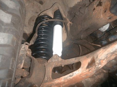 1980 Ford Bronco - the new shocks and spring