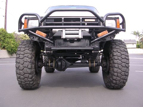 1985 Toyota 4Runner - This modified 1984 Toyota 4Runner features aggressive off-road tires and a heavy-duty front bumper with a winch.