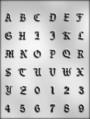 1983 Ford Ranger - A collection of metal letters and numbers is displayed, along with a website watermark.