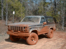 1980 Ford Bronco - alittle bit of mudding