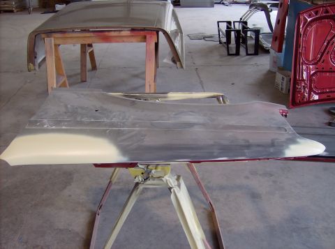 1994 Ford Bronco - hood ready for paint