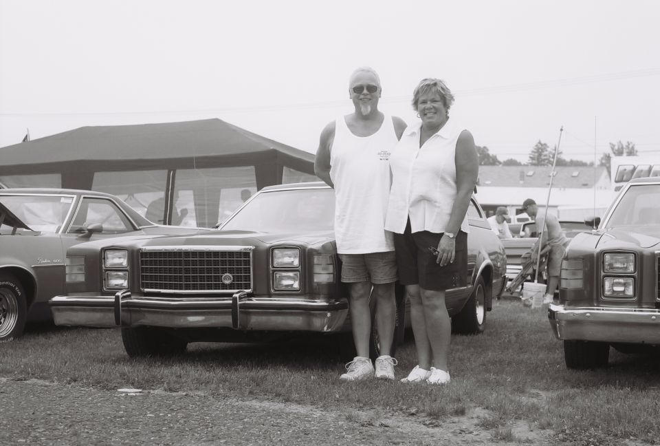 Gary and Jamie and their truck.