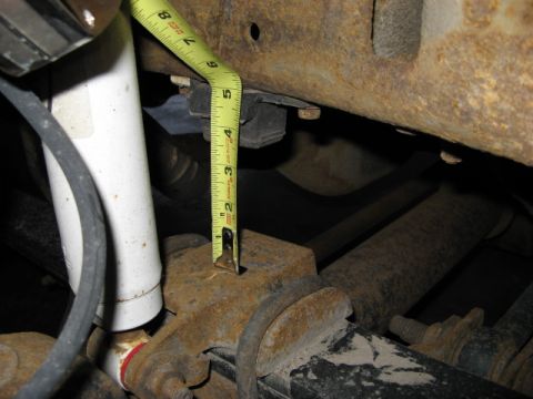 2001 Ford Excursion - U code front springs and super duty bump stops. There looks to be about 3 5/8 inches of travel now. Much better than the 1/2 inch I had ori…
