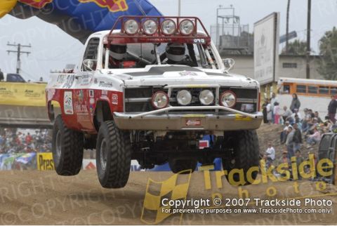 1992 Ford Explorer - This off-road truck is captured mid-air during a race event.