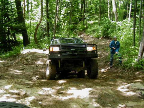 1990 Ford Bronco - Shawn on trail 4