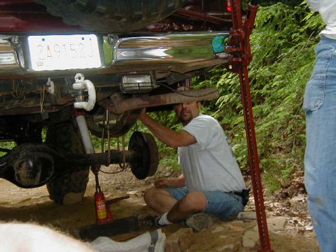 1990 Ford Bronco - Marty at work