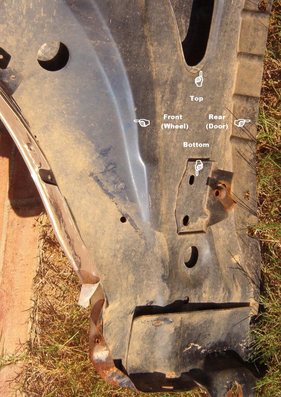 SOLD right fender from '94 EB Bronco