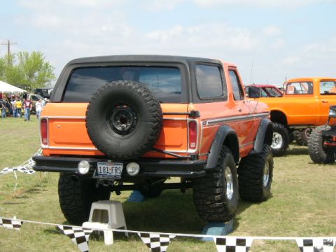 1978 Ford Bronco - Nice orange one.It was a father and son Bronco.They parked next to us both days but never said "hello" or hung around.I didn't see it at th…