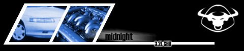 1993 Ford Taurus - A composite image showing the front quarter panel of a white car and a close-up of a blue engine, with "midnight 3.2L SHO" text.