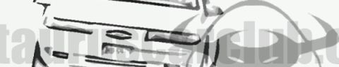 1993 Ford Taurus - This is a drawing of a car's front end, not a photograph.