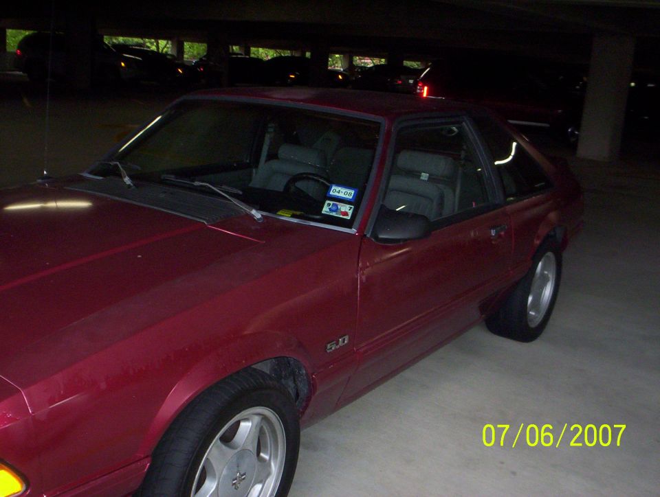 1993 Ford Mustang “93 Strawberry LX Hatch”