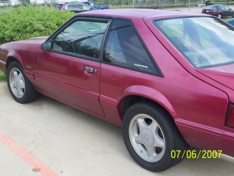 1993 Ford Mustang - Rear angle ds