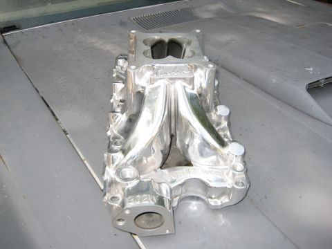1970 Ford Ranchero - intake for motor I'm gonna build -Parker Racing 302 Funnel Web