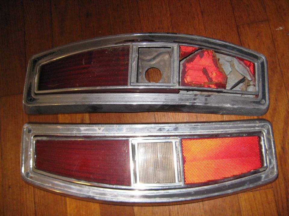 taillight assemblies- found at junkyard in office hanging on wall $20 for pair -old man didn't really know what they were for.
