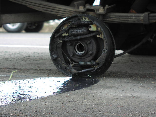 bearings fragged through the retaining plate
