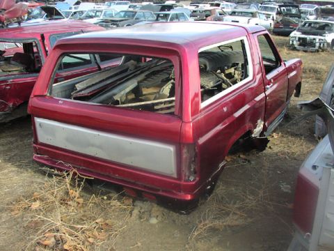1981 Ford Bronco - Bowling ball paint, molded ground effects, darn shame!
