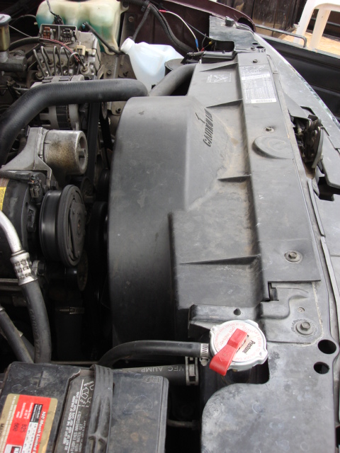 1983 Ford Bronco - When we got Brutis all seemed fine. a week later we smelled anti-freeze. i looked closer and found it had a small leak. i temp used stop le…
