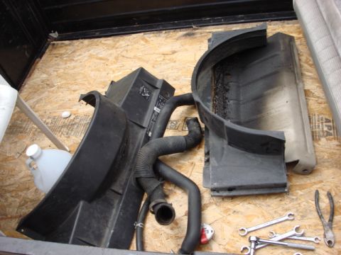 1983 Ford Bronco - here are most of the old parts. i did not toss anything until i knew i did not need it for any parts on them.