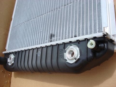 1983 Ford Bronco - here is the oil cooler side of the raditor