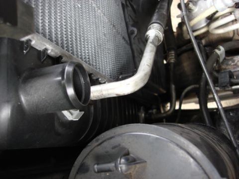 1983 Ford Bronco - i reconnected the oil cooler lines after replacing the o-rings. i was missing one.