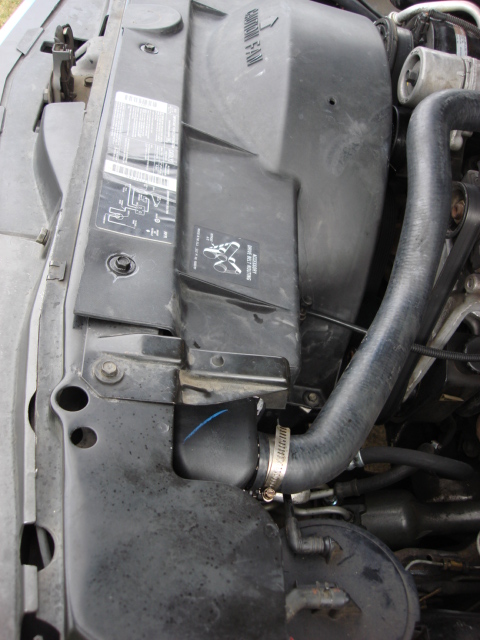 1983 Ford Bronco - here is the new top hose.