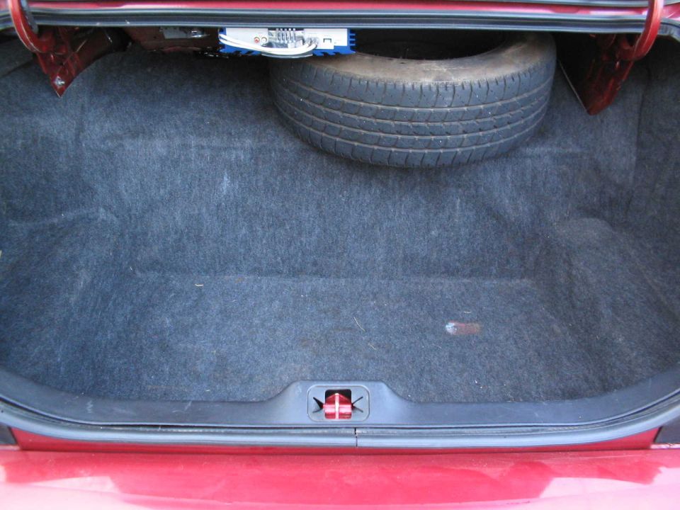So I have 99% of original trunk room, and just enough boom to add some nice needed low end to my music. Maybe too much.... still in search for a fix from the rattling rear shelf peice. The fabric covered thing, not the metal.