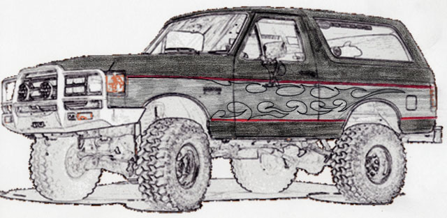 1981 Ford Bronco “tainted love”