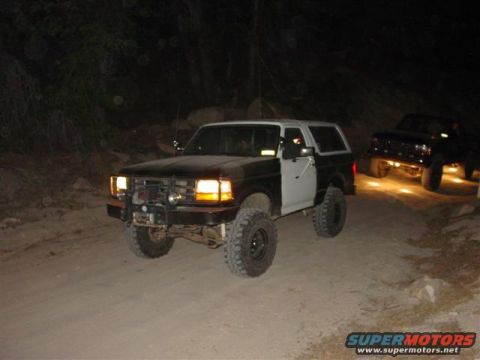 1994 Ford Bronco - me and Chris. rock lights worked awesome!!!!