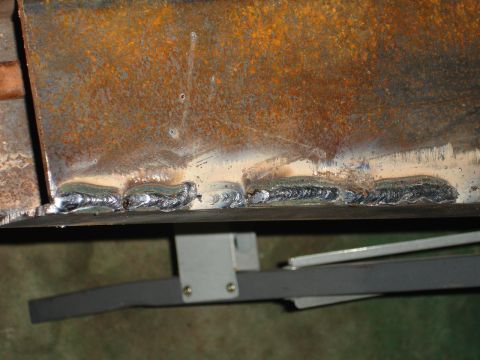 1989 Ford Bronco - Welded metal shows signs of repair or fabrication work.