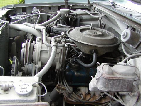 1982 Ford Bronco - right side old engine