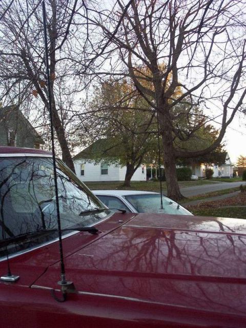 2006 Ford E350 - Shot of my CB antenna mounts.