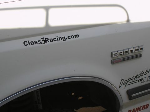 1990 Ford Bronco - go fast sticker....
