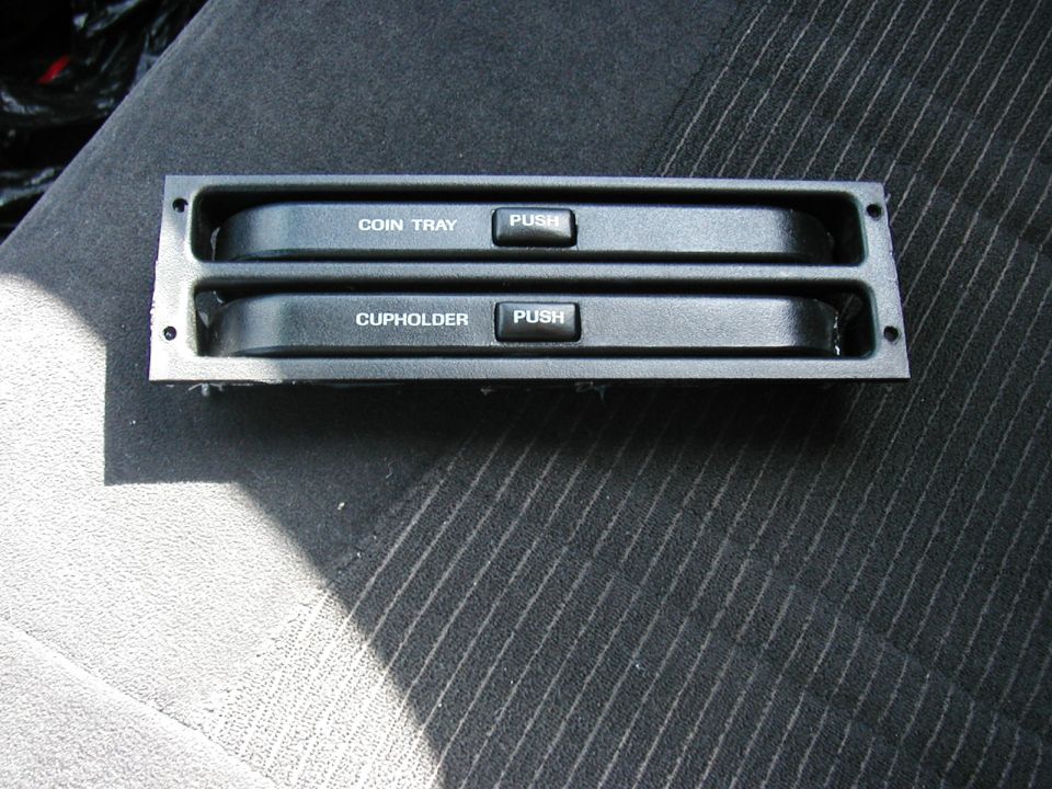 This false panel pops out to reveal a small storage area.