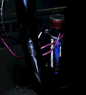 1992 Ford Bronco - Lighting Audio LA Strike Monitor w/digital display.