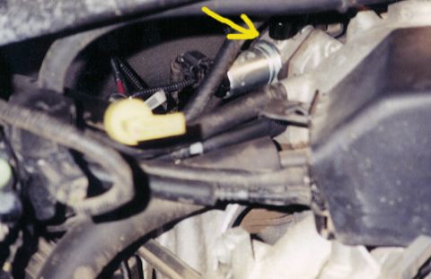 2005 Ford Excursion - Location of the IAC on V8 & V10 engines/