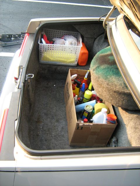 1988 Mercury Grand Marquis - the Trunk