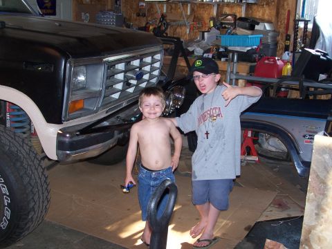 1986 Ford Bronco - The boys