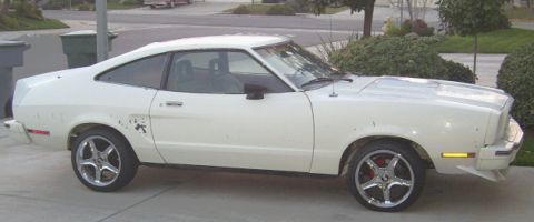 1978 Ford Mustang II - New wheels