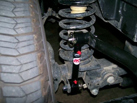 2007 Jeep Wrangler - JKS Quicker Disconnect Passenger Side Installed.