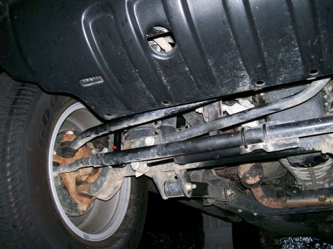 2007 Jeep Wrangler - Underside shot of JKS Mounted.